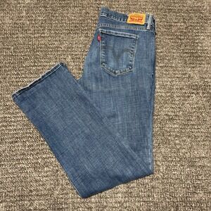 Levis 505 Mens Straight Jeans Size 32x34 Medium Wash Blue Denim Pants